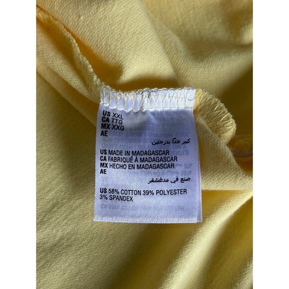 Club Room Yellow Mens Performance Regular Fit Stretch Polo Shirt - XXL - Picture 9 of 12